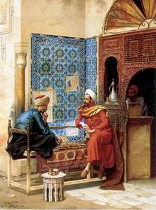 Arab or Arabic people and life. Orientalism oil paintings  300